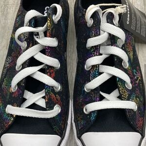 Little Girl Chuck Taylor All Star Butterfly Shine Low Top Sneaker Shoes Size 3